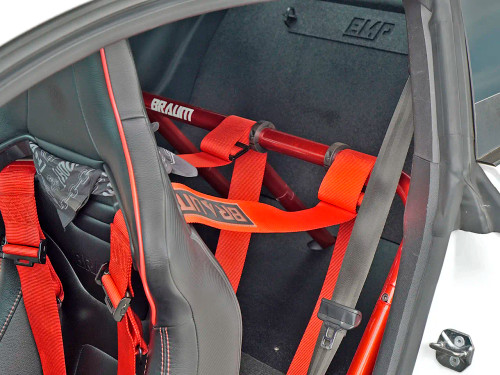 EMP Mustang Coupe Rear Seat Delete Kit - BRAUM Seat Belt Harness (2015-2023)
