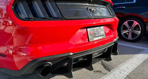 EMP Mustang HDPE Rear Diffuser V3 - Center Only (2015-2023)