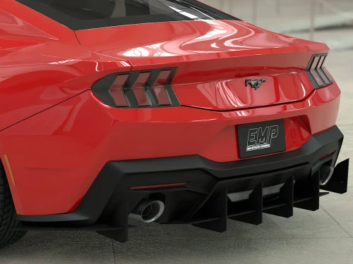 EMP EMP-S650DIFF-HD-V2 Mustang GT/EcoBoost HDPE Rear Diffuser V2 (24-26)