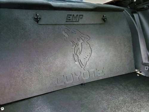 EMP Mustang Coupe Rear Seat Delete Kit - Coyote Engraving (2015-2023)