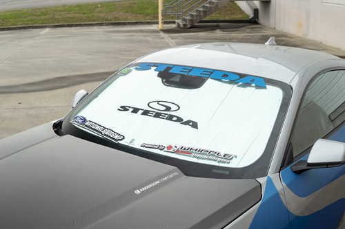 Steeda Mustang Rollup Sunshield - w/ Camera & Sensors (2015-2023)