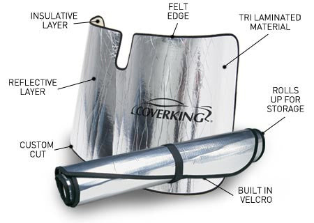 Coverking Mustang Rollup Sunshield (2005-2009)