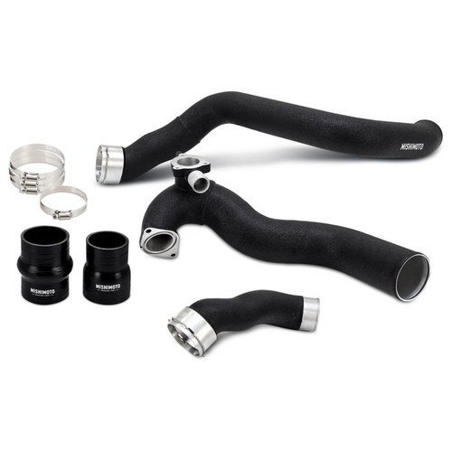 Mishimoto MMICP-MUS4-24WBK Mustang EcoBoost Intercooler Pipe Kit - Black (24-26)