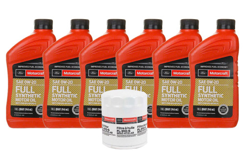 Maverick 30-1322-101 2.5L Hybrid Motorcraft Synthetic Oil Change Kit - 0W20 (22-26)