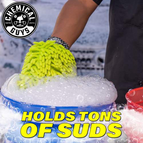 Chemical Guys Chenille Premium Scratch-Free Microfiber Wash Mitt