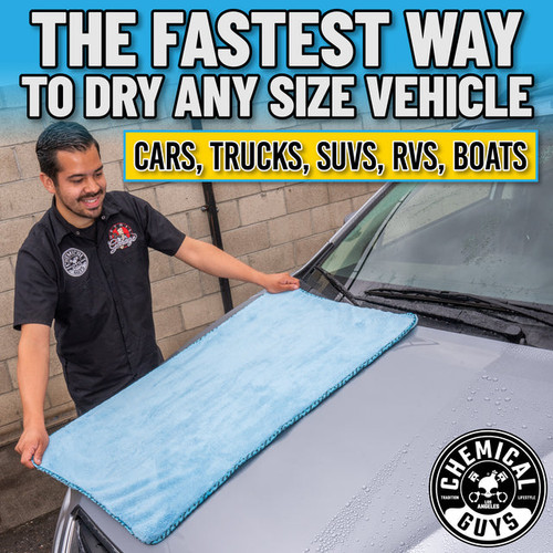 Chemical Guys Woolly Mammoth Microfiber Dryer Towel - 36in x 25in