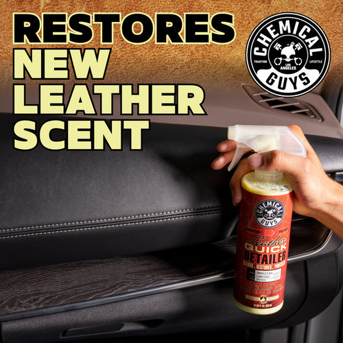 Chemical Guys Leather Quick Detailer Care Spray - Matte Finish - 16oz