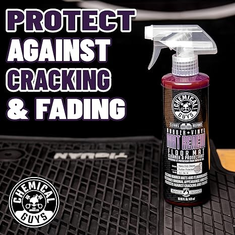 Chemical Guys Mat ReNew Rubber & Vinyl Floor Mat Cleaner & Protectant - 16oz