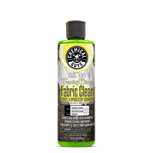 Chemical Guys CWS20 Foaming Citrus Fabric Clean Carpet & Upholstery Shampoo & Odor Eliminator
