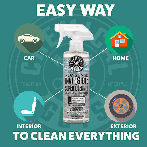 Chemical Guys Leather Cleaner Colorless & Odorless Super Cleaner