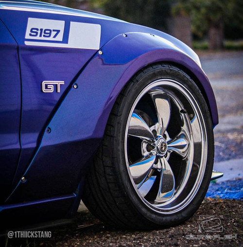 Duraflex Mustang Circuit 75mm Front Fender Flares (2010-2014)