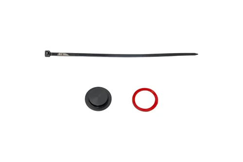Steeda Explorer Black Billet Rear Wiper Delete - Plain (2020+)