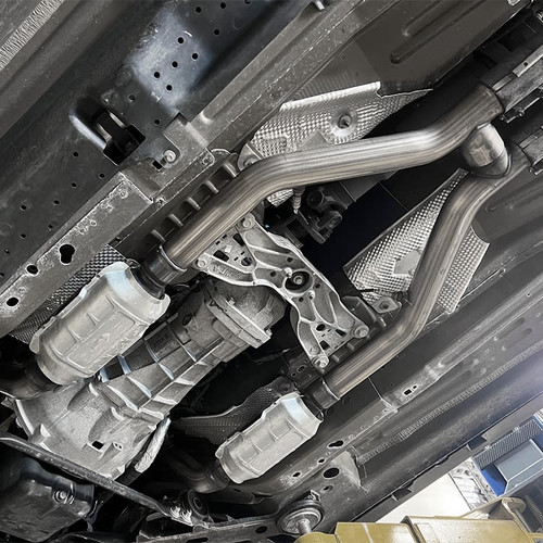 MRT Mustang GT500 Street Race Catted H-Pipe - 400 Cell (2011-2014)