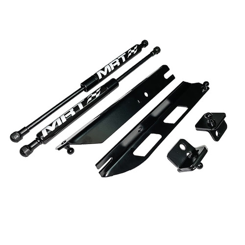 MRT 80A012 Mustang Hood Struts - Black (05-14)