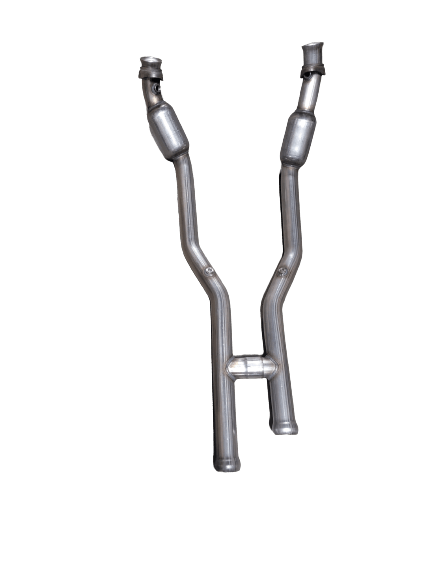 MRT 93D000 Mustang 5.0L Street Race Catted H-Pipe - 400 Cell (79-93)