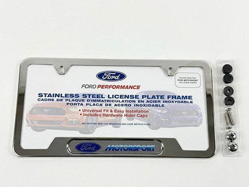 Ford Performance Ford Motorsport Stainless Steel License Plate Frame
