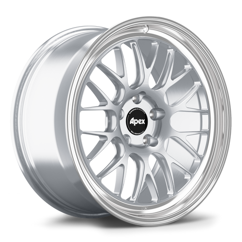 APEX Mustang ML-10RT Brushed Clear - Machined Lip Wheel - 19x11 ET52 (2005-2026)