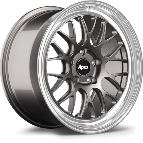 APEX Mustang ML-10RT Anthracite - Machined Lip Wheel - 18x11 ET52 (2005-2023)