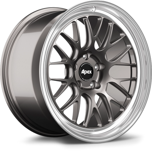 APEX Mustang ML-10RT Anthracite - Machined Lip Wheel - 19x11 ET26 (2005-2026)