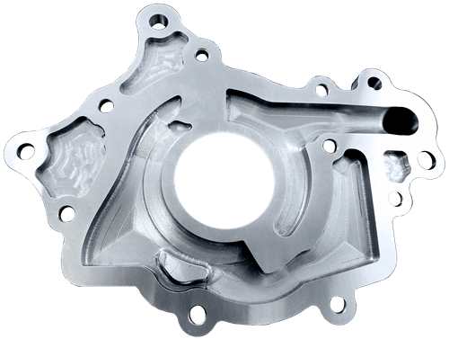 Boundary CM-BBP Mustang/F-150 5.0L Billet High Flow Oil Pump Backing Plate (11-26)