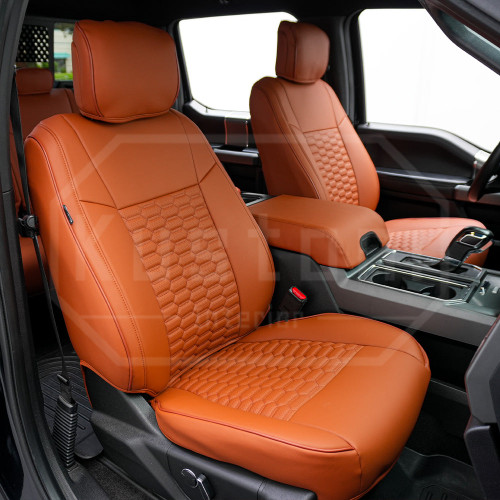 Kustom Interior F-150 Artificial Leather Center Console Lid Armrest Cover (2015-2020)