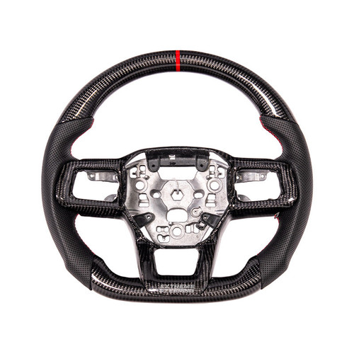 Kustom Interior KI-SW-MUS-24 Mustang Carbon Fiber Steering Wheel (24-26)