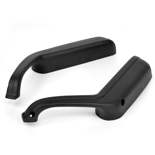 ACP Mustang Coupe/Hatch Arm Rest Pad Pair - Black (1981-1986)