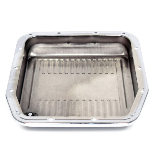 ACP Mustang 5.0L AOD Transmission Pan - Chrome (1987-1993)