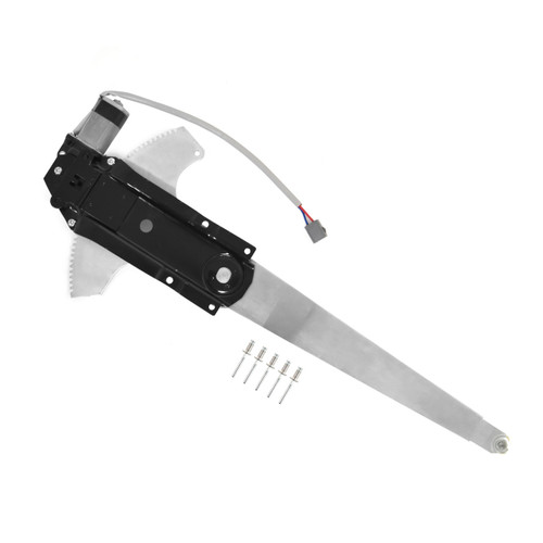 ACP Mustang Convertible/T-Top Door Window Regulator w/ Motor - Driver Side (1987-1993)