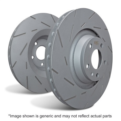 EBC Explorer 3.0L Hybrid USR Slotted Front Rotors (2020-2026)