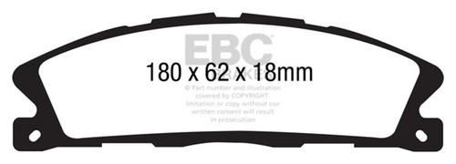 EBC Explorer 3.5L EcoBoost 4WD Ultimax2 Front Brake Pads (2013-2019)