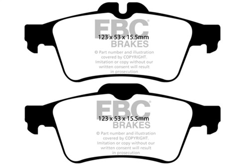 EBC Escape 1.6L/2.0T Greenstuff Rear Brake Pads (2013-2016)