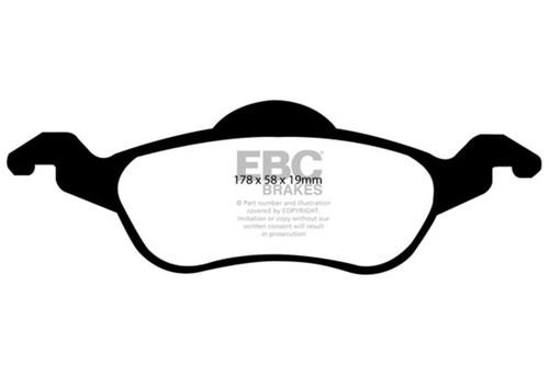 EBC Focus 2.0 Greenstuff Front Brake Pads (2000-2004)