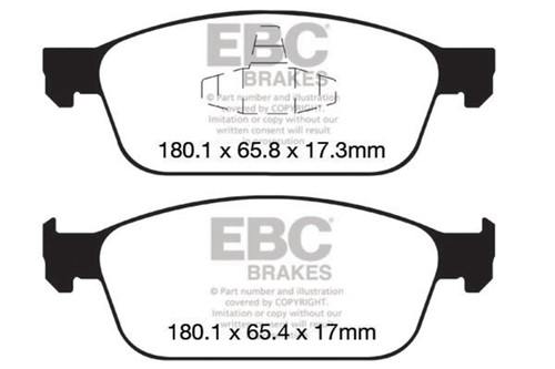 EBC Focus ST Bluestuff Front Brake Pads (2012-2018)