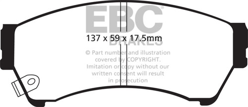 EBC Fusion 2.3 Ultimax2 Front Brake Pads (2006-2009)
