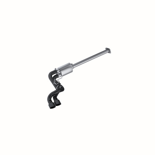 MBRP F-150 Pre-Axle 4.5" OD Tips Dual Outlet 3" Black Cat-Back Exhaust (2011-2014)