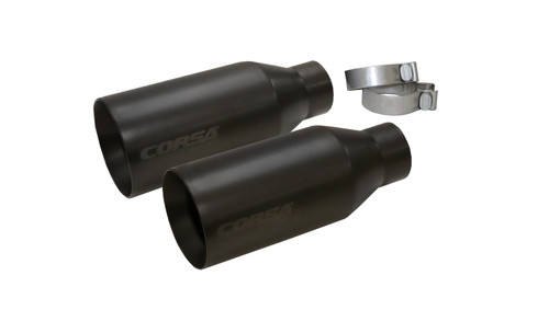 Corsa F-150 Raptor 3" Inlet / 5" Outlet Black Cerakote Tip Kit (For Corsa Exhaust Only) (2017-2020)