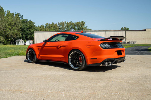 Corsa Mustang GT500 3" Dual Rear Exit Cat-Back w/ Twin 5" Polished Carbon Fiber Tips (2020-2022)