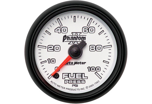 Autometer Phantom II Electric Fuel Pressure Gauge