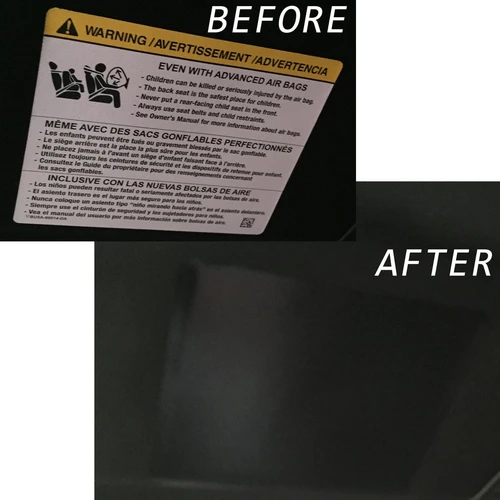 Anchor Room Mustang Visor Warning Overlays (2015-2026)
