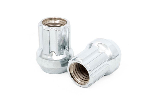 Rough Country Bronco M12 x 1.5 24pc Spline Lug Nut Set - Chrome/Open (2021-2026)
