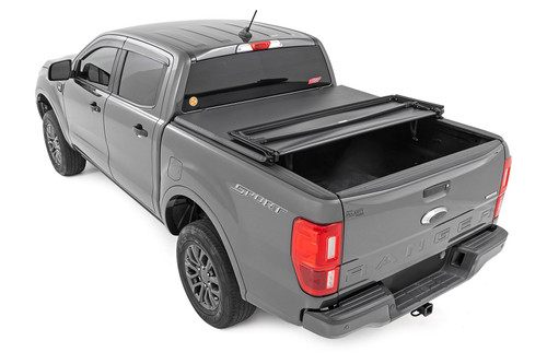 Rough Country Ranger 5ft Bed Soft Tri-Fold Bed Cover (2019-2023)