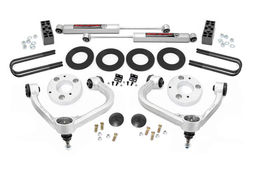 Rough Country F-150 2WD 3in Lift Kit w/ Forged UCAs (2021-2026)