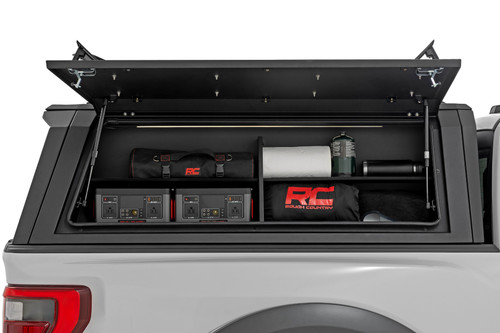 Rough Country F-150 Bed Cap Side Shelf Storage Bin - Passenger Side (2021-2026)