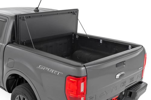 Rough Country Ranger 5ft Bed Hard Tri-Fold Flip Up Bed Cover (2019-2023)