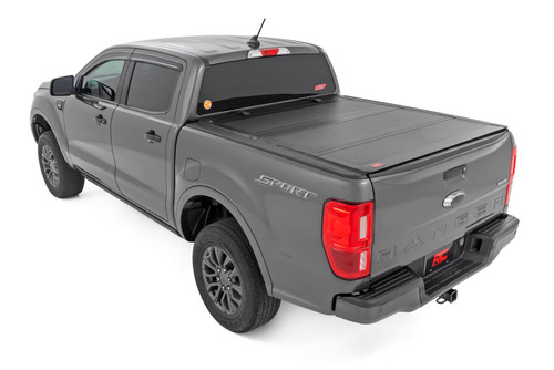 Rough Country Ranger 5ft Bed Hard Tri-Fold Flip Up Bed Cover (2019-2023)