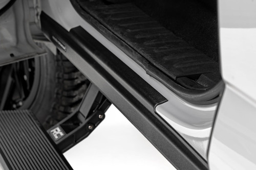 Rough Country F-150/Raptor Crew Cab Trail Cladding Rocker Sill Plates (2021-2026)