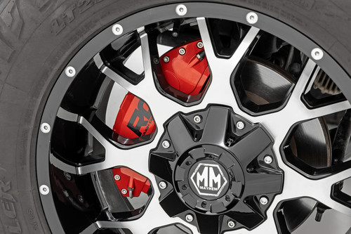 Rough Country F-150 Rear Caliper Covers - Red (2021-2026)