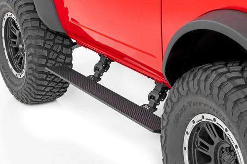 Rough Country Bronco Dual Electric Motor Power Running Boards (2021-2026)