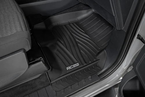 Rough Country F-150 Crew Cab Flex-Fit Floor Mats (2015-2026)